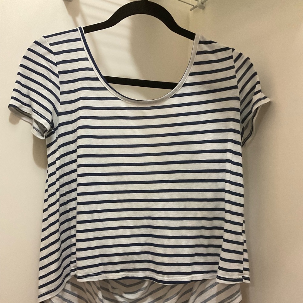 Delia’s Strip Low Back Top